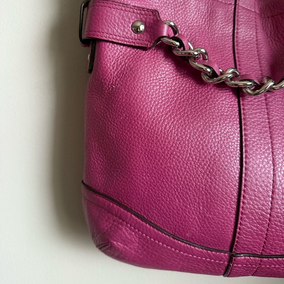 Coach Pebbled Leather Shoulder/ Crossbody Bag - Picture 4 of 10